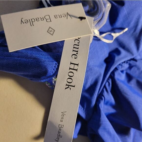 "Vera Bradley " Woman's bikini top  Size: Small  blue/Embroidered floral NWT - Picture 4 of 8